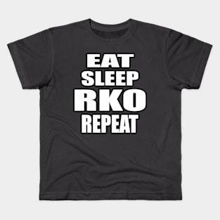 Eat Sleep RKO Repeat Trending Kids T-Shirt